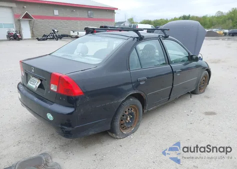 2004 Honda Civic Lx z USA, uszkodzony, nr VIN 2HGES165X4H543397